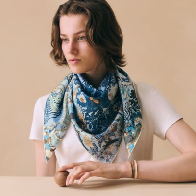 ブルー - エルメスのカレ | レディス シルクカレ | Hermès - エルメス